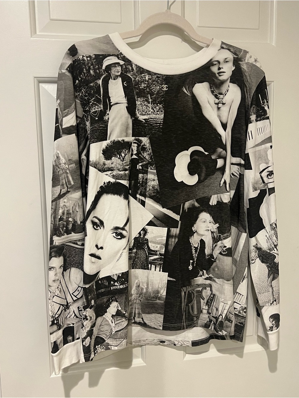 CHANEL 2023 Photo Collage Long Sleeve Tee